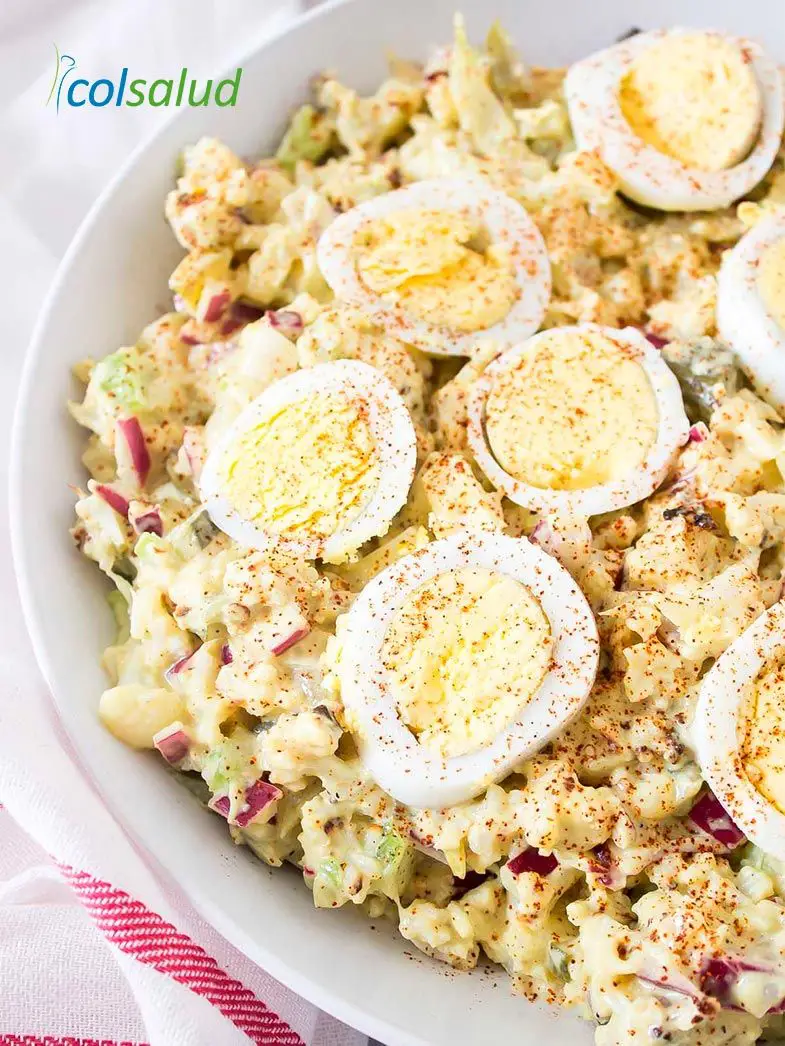 Ensalada Rusa con Coliflor 1 ensalada rusa con coliflor Ensalada Rusa con Coliflor