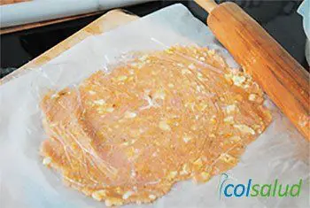 Pizza sin Harina con Masa de Pollo