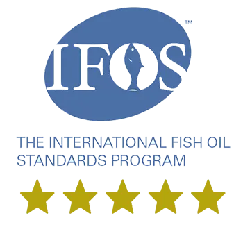 Omega 3 ¿Cuánto debe tomar por día? 4 Omega 3 Icono Certificación IFOS para Omega-3