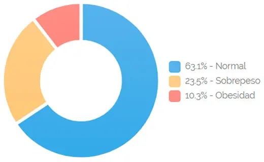 Estadística Obesidad infantil Chile