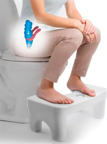 Uso de apoya pies - cómo mejorar el estreñimiento y regular el tránsito intestinal
